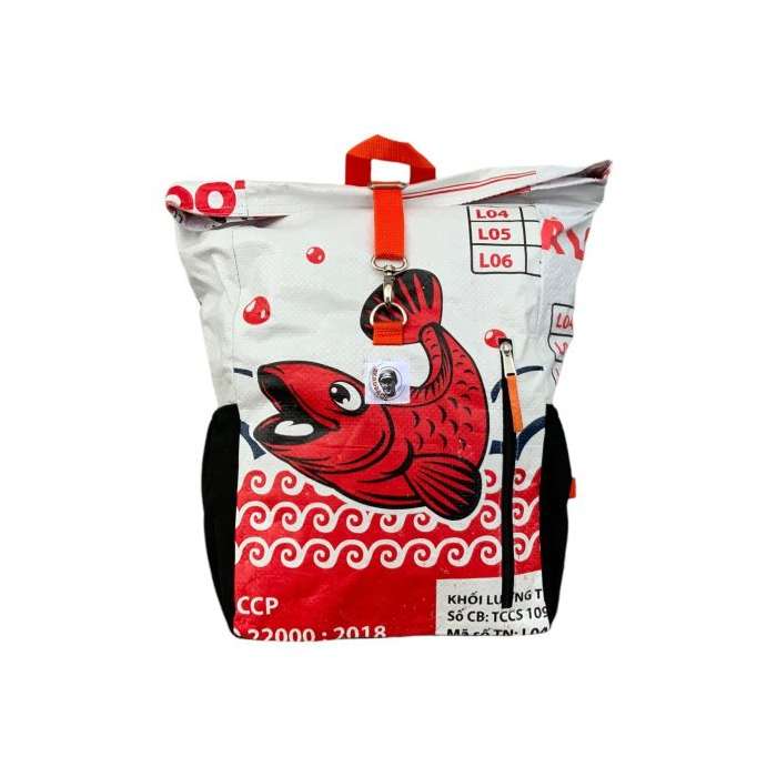 Sac à Dos Unique en Toile recyclé, Pour l'aventure