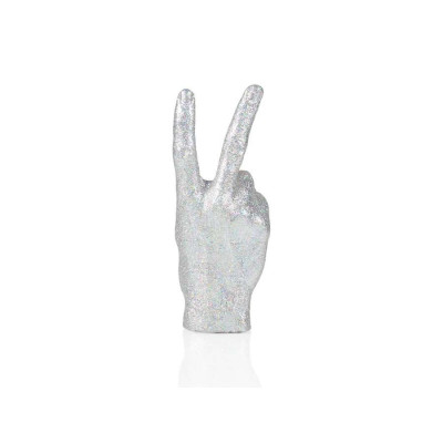 Sculpture main, Peace , Disco, Paillette
