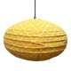 Suspension en Tissu, Lampe Ovale 60cm