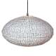 Suspension en Tissu, Lampe Ovale 60cm