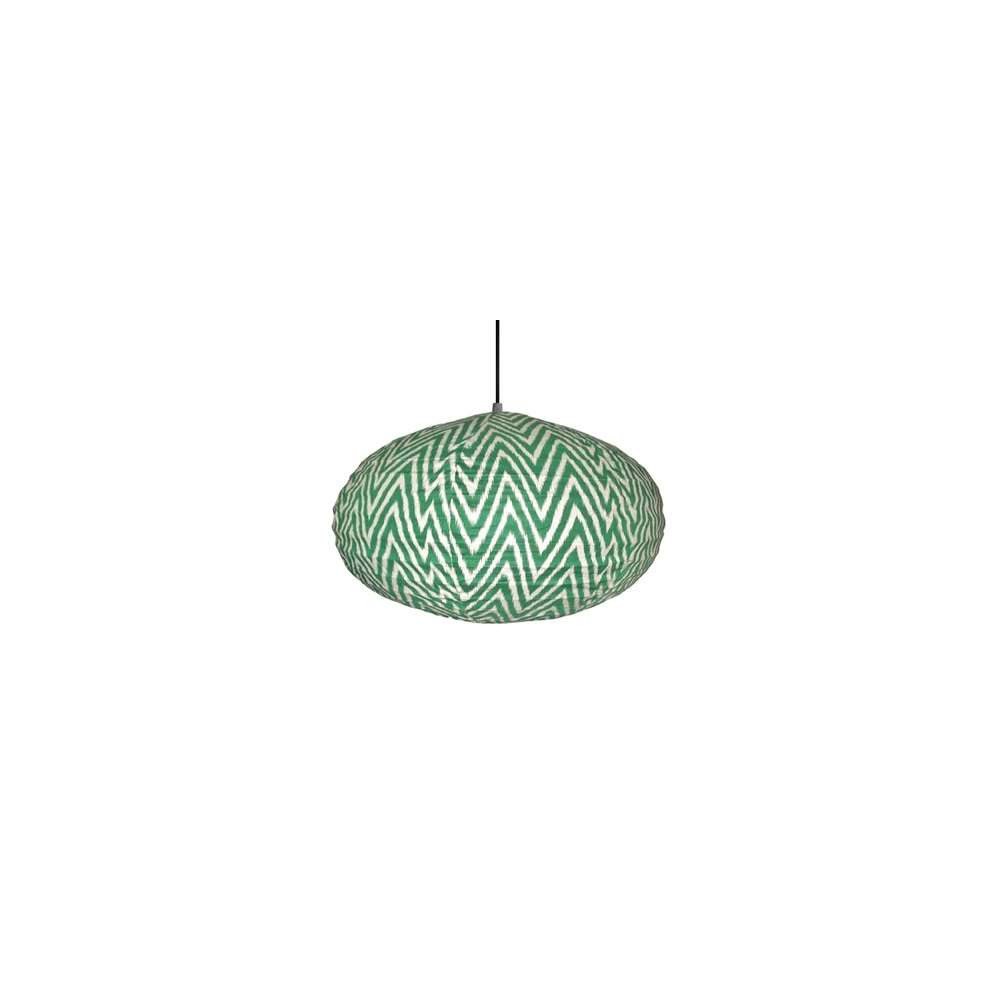 Suspension en Tissu, Lampe Ovale 60cm