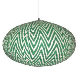 Suspension en Tissu, Lampe Ovale 60cm