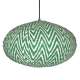Suspension en Tissu, Lampe Ovale 60cm