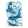 Affiche NASA , Earth Day, Nuage, baleine, satellite, Espace