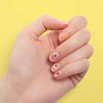 Stickers d'ongles, Nail Art, Yummy, Délicieux, OMY