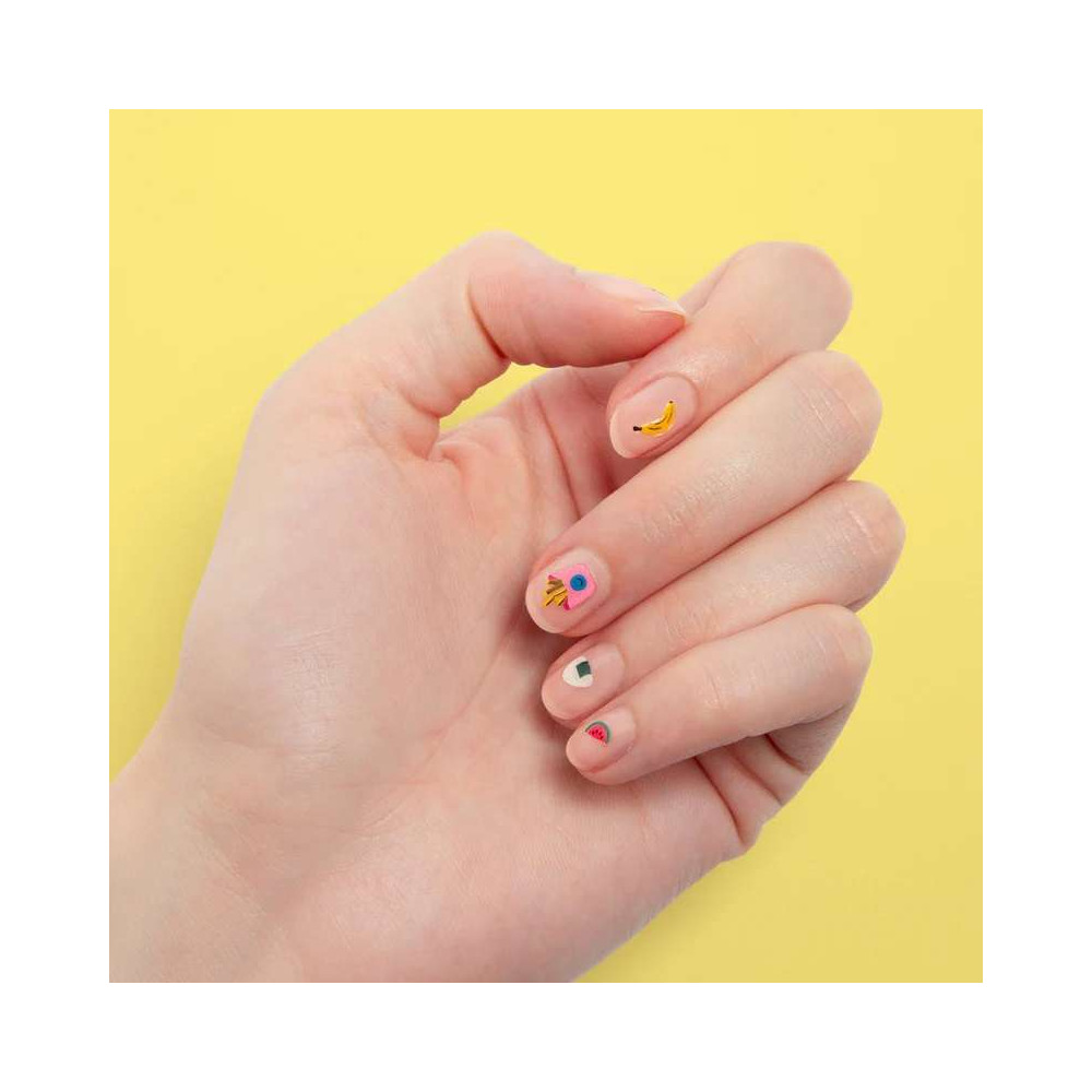 Stickers d'ongles, Nail Art, Yummy, Délicieux, OMY