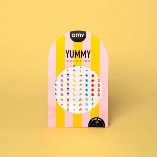 Stickers d'ongles, Nail Art, Yummy, Délicieux, OMY