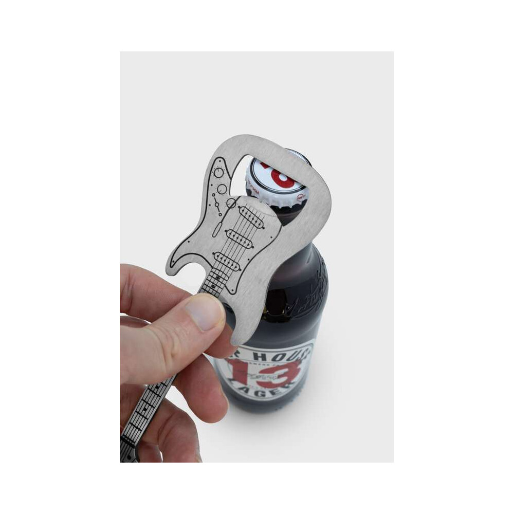 Ouvre-bouteille, Décapsuleur Guitare, Rockstar  en Inox