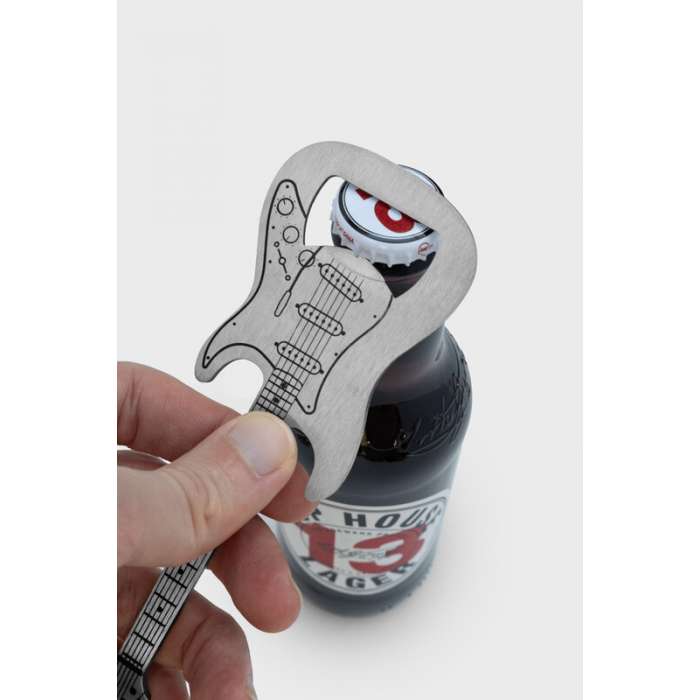 Ouvre-bouteille, Décapsuleur Guitare, Rockstar en Inox