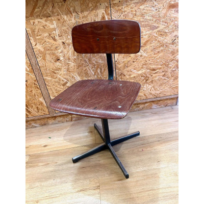 Chaise Enfant Vintage. Bois et métal.