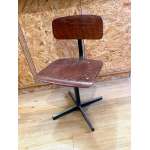 Chaise Enfant Vintage, design. Bois et métal.
