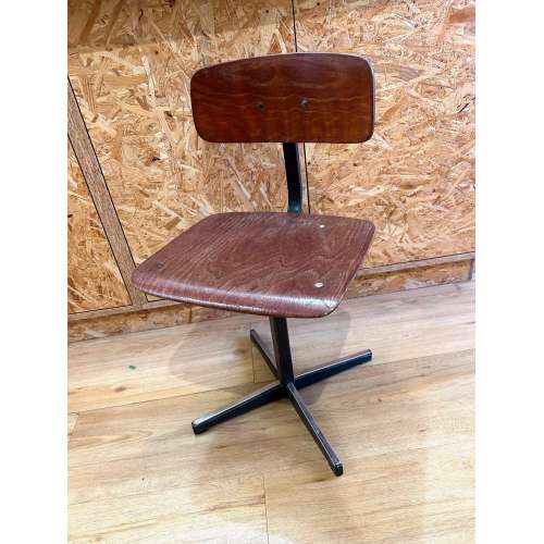 Chaise Enfant Vintage. Bois et métal.