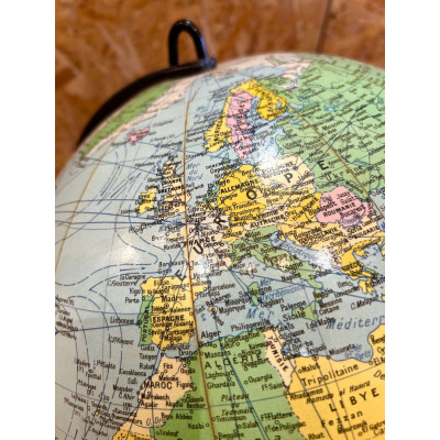 Globe Terrestre Girard et Barrere, Belle brocante