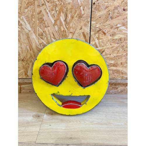 Emotinône en Métal recyclé, j'Aime, Love