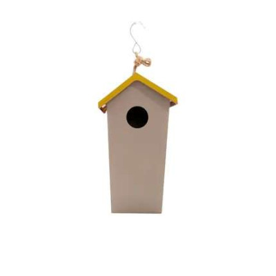 Nichoir à oiseaux en fibre de bambou, Gland ocre