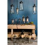 Lampe à Poser, Grand Pot en Verre Recyclé