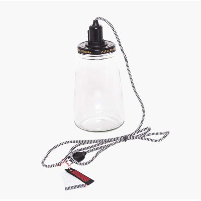 Lampe à Poser, Grand Pot en Verre Recyclé