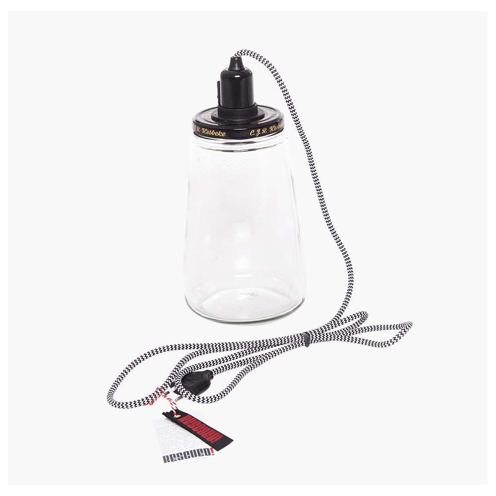 Lampe à Poser, Grand Pot en Verre Recyclé