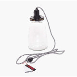 Lampe à Poser, Grand Pot en Verre Recyclé