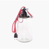 Lampe à Poser, Grand Pot en Verre Recyclé
