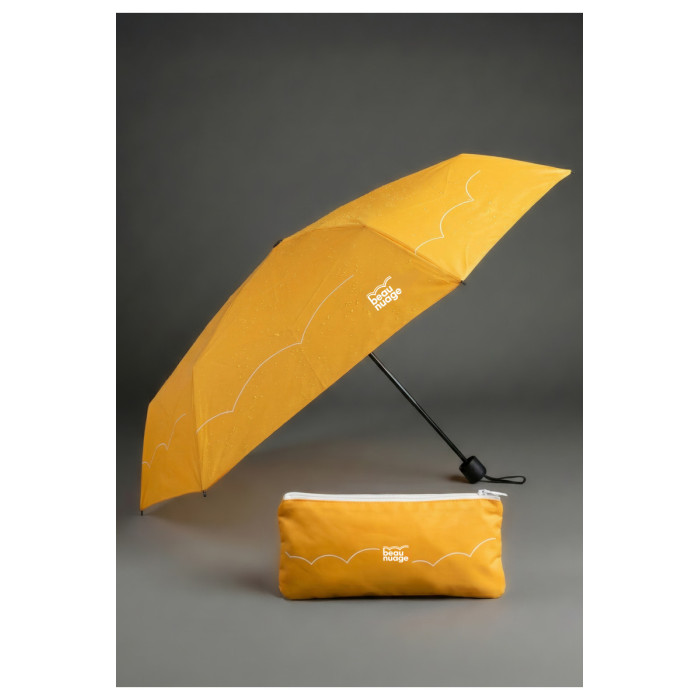 Parapluie compact avec housse absorbante (éco-responsable)