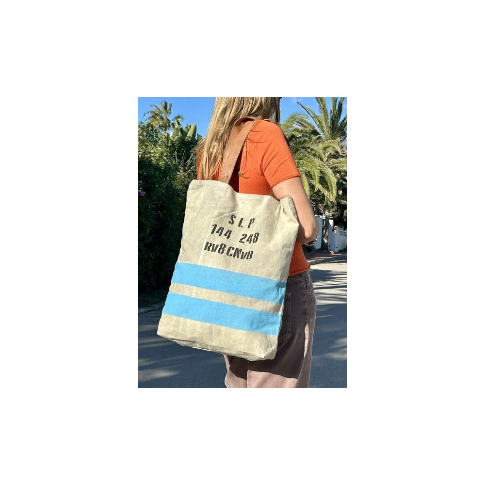 Sac en toile militaire recyclée  - Ruby