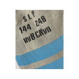 Sac en toile militaire kaki recyclée et cuir - Ruby  / ROSE BUNKER