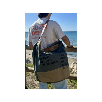Grand Sac à main en toile militaire recyclée - Chloé