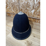 Casque de Bobby Authentique, Police Anglaise avec insign / ROSE BUNKER
