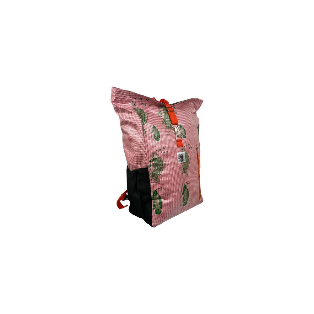 Sac à Dos Unique en Toile recyclé, Rose, Pour l'aventure / ROSE BUNKER
