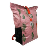 Sac à Dos Unique en Toile recyclé, Rose, Pour l'aventure / ROSE BUNKER