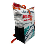 Sac à Dos Unique en Toile recyclé, blanc, Pour l'aventure