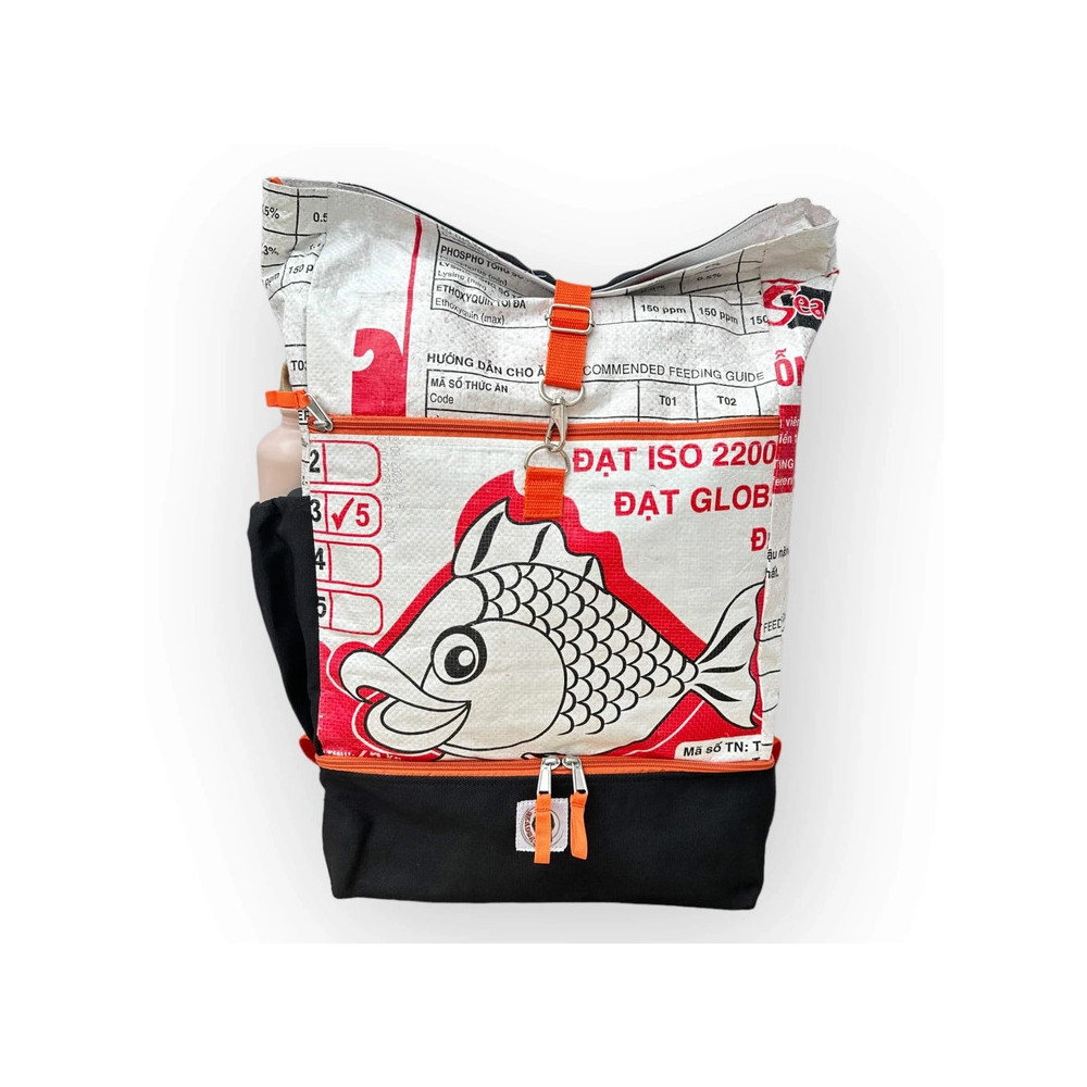 Sac à Dos Sport en matière Recyclé, Avec compartiment