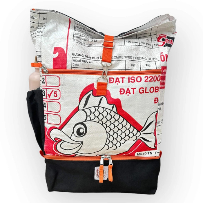 Sac à Dos Sport en matière Recyclé, Avec compartiment