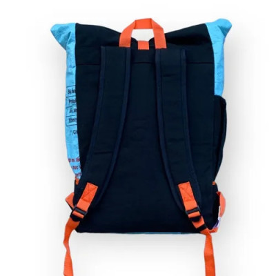 Sac à Dos Sport en matière Recyclé, Poisson Bleu / ROSE BUNKER