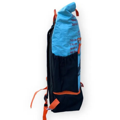 Sac à Dos Sport en matière Recyclé, Poisson Bleu / ROSE BUNKER