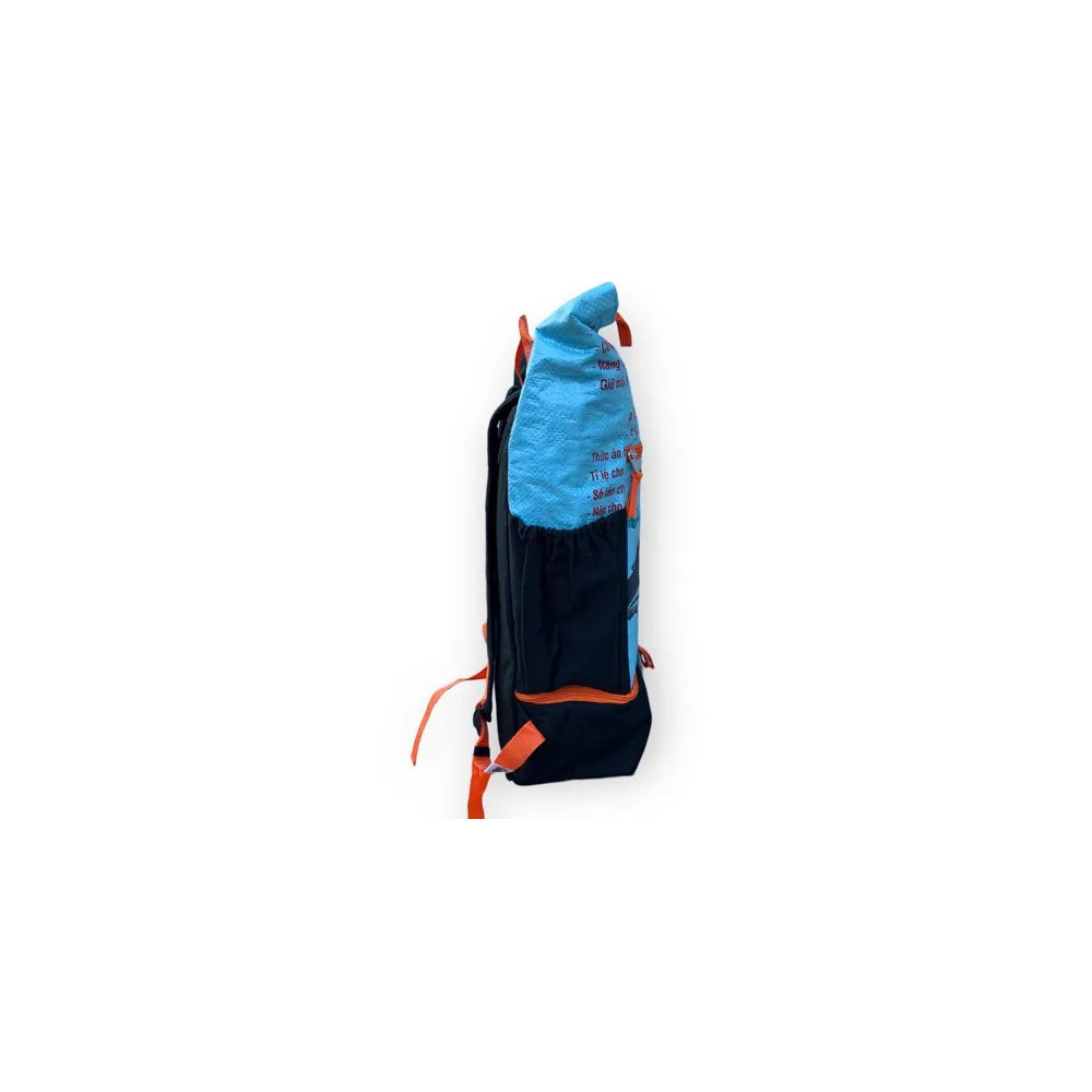 Sac à Dos Sport en matière Recyclé, Poisson Bleu / ROSE BUNKER
