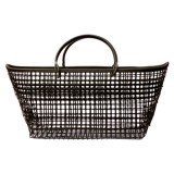 Panier de Plage en Maille à Casier Recyclé, M, MATLAMA - Rose Bunker