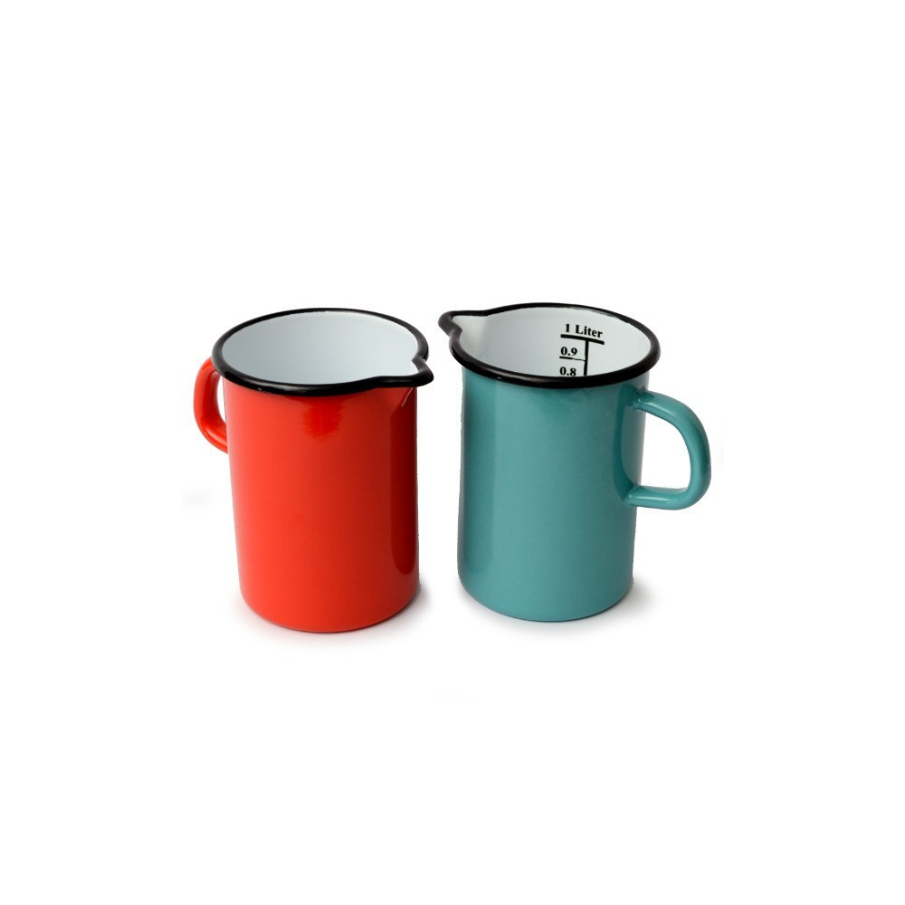Carafe de métal émaillée, 1 Litre