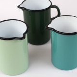 Carafe 1 Litre en métal émaillé, Pichet, vase couleur / ROSE BUNKER