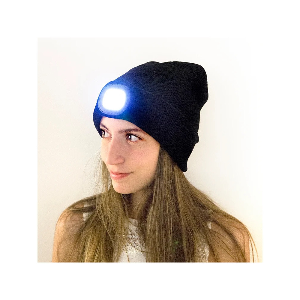 Bonnet lampe rechargeable , taille unique