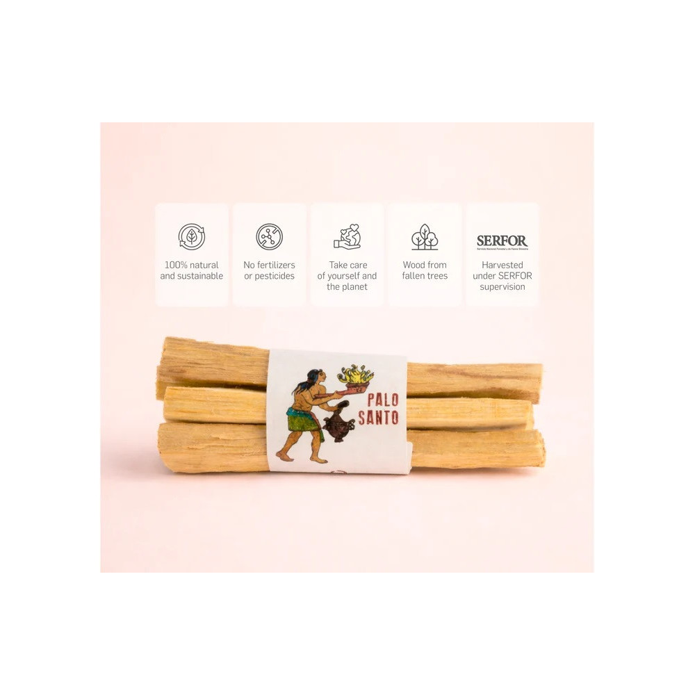 Palo Santo, Bâtonnets Aromatiques de Bois Sacré / ROSE BUNKER