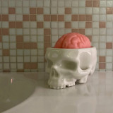 Brain Wash, Porte Savon Crane et Cerveau / ROSE BUNKER