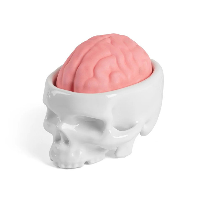 Brain Wash, Porte Savon Crane et Cerveau / ROSE BUNKER