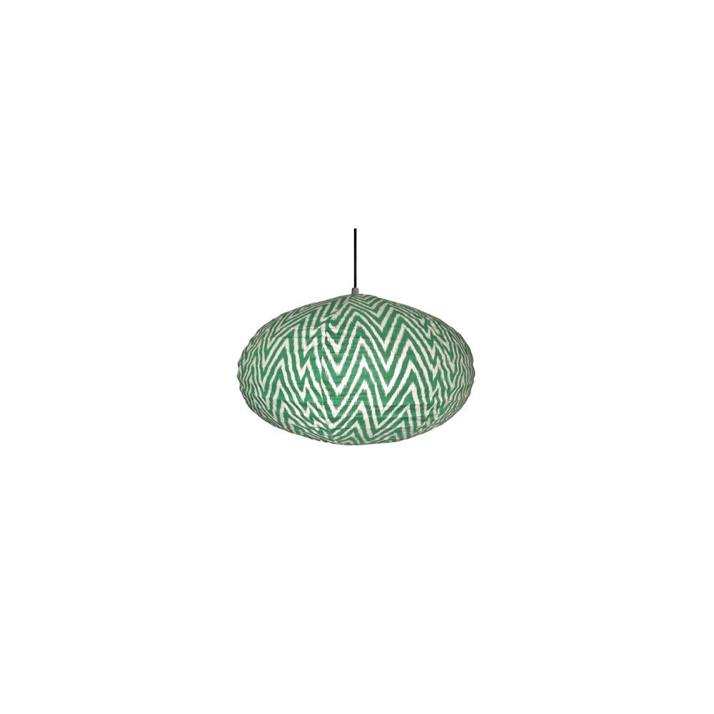 Suspension en Tissu, Lampe, boule Japonaise, Ovale  / ROSE BUNKER
