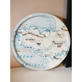 Plateau Rond, Bretagne, Carte Vintage / ROSE BUNKER