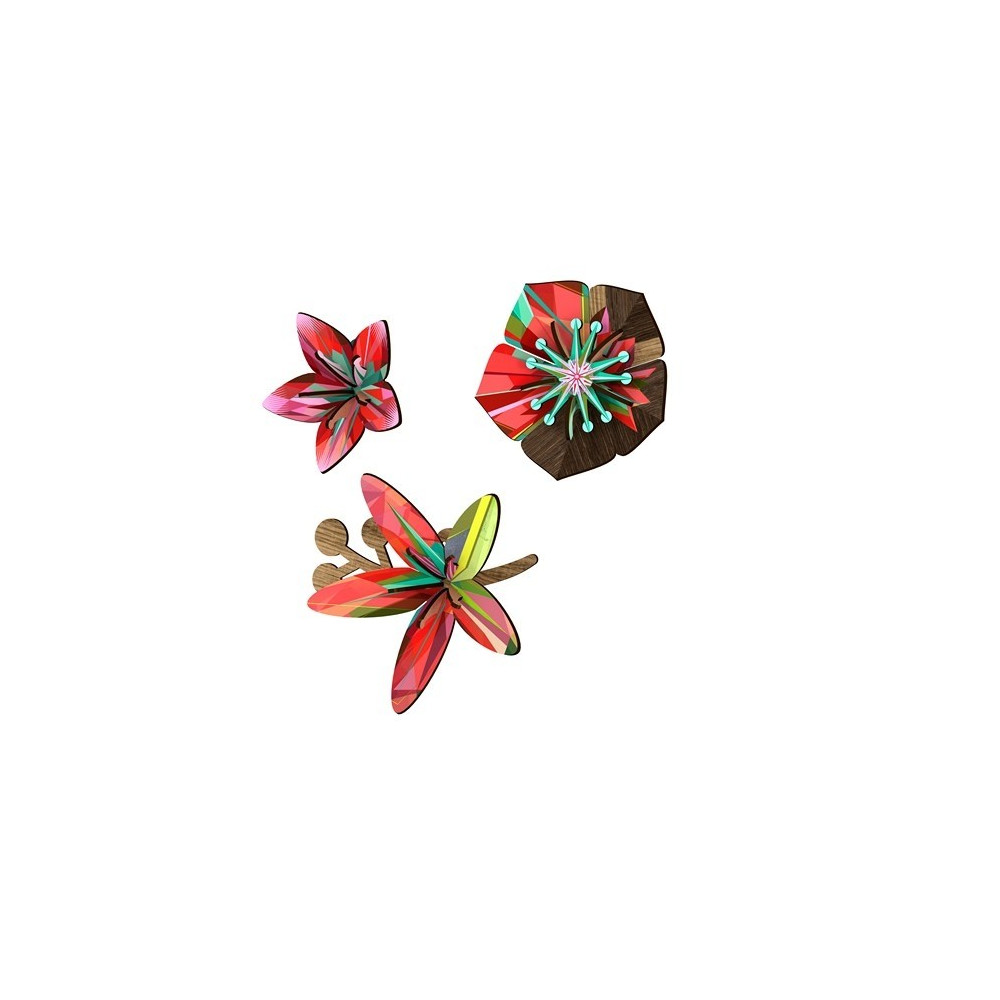 Fleurs Décoratives en Bois, Tropical Breeze - MIHO
