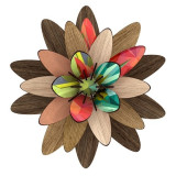 Fleur décorative en bois , Freezing vibrations - MIHO / ROSE BUNKER