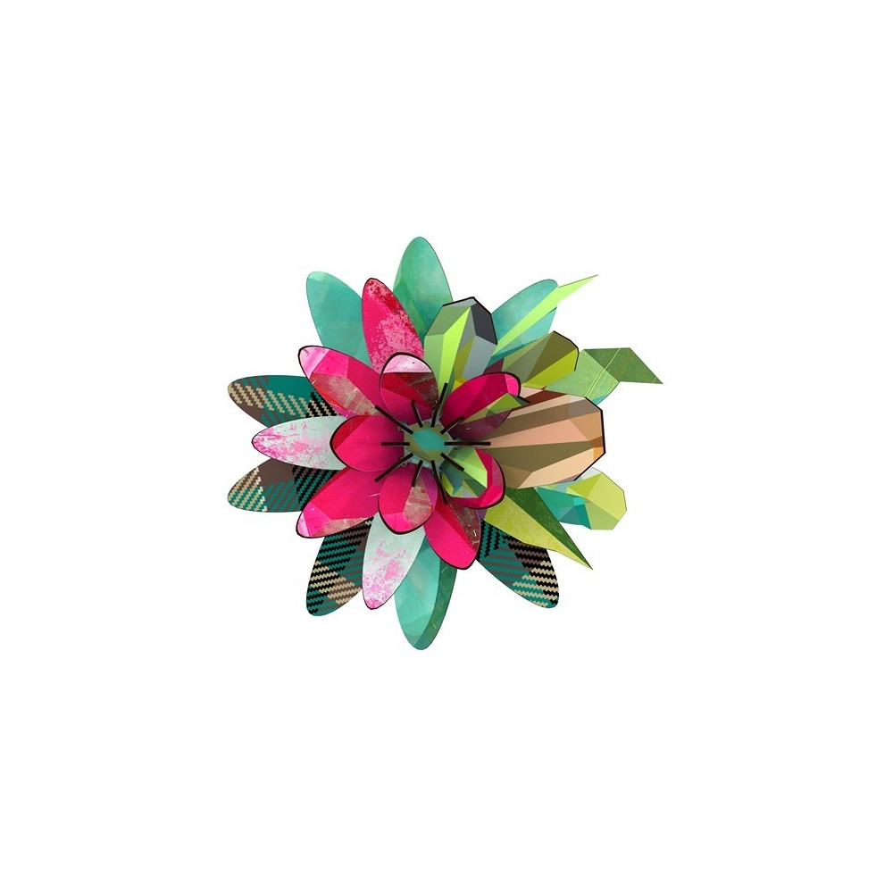 Fleur Décorative en Bois  Aurora Boréalis - MIHO
