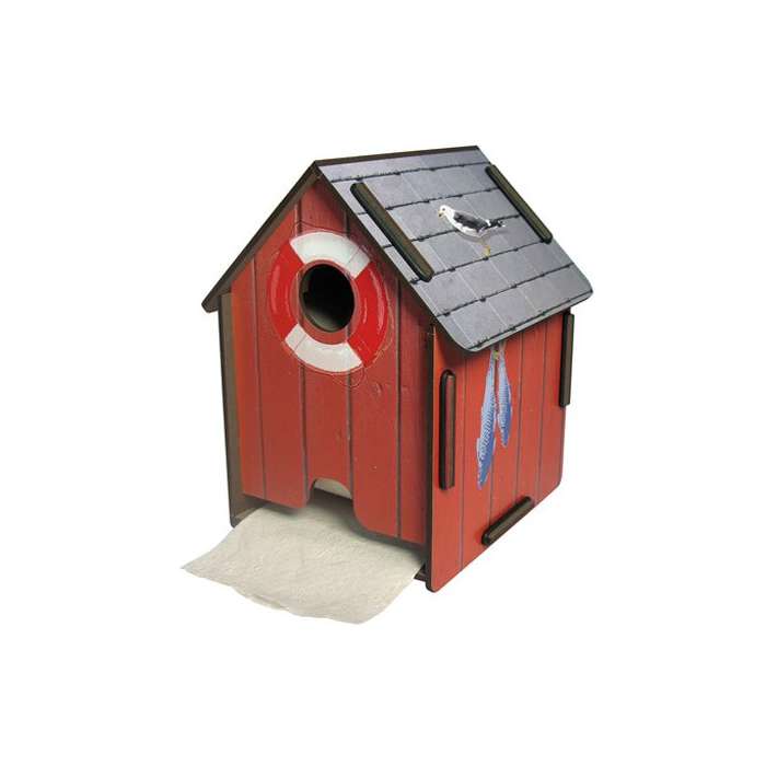 Distributeur Papier Toilette, Cabane rouge - WERKHAUS 